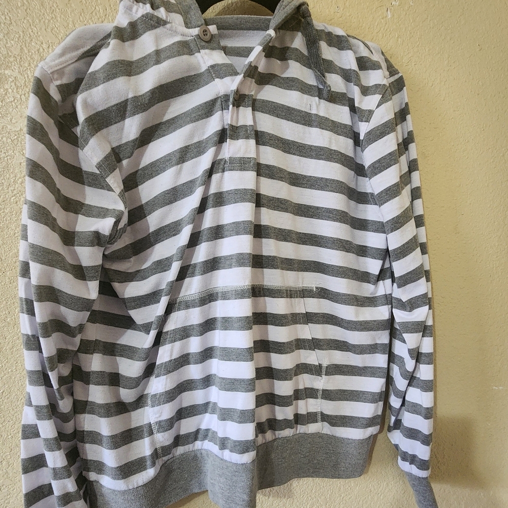 Vintage Medium Striped Hoodie for men